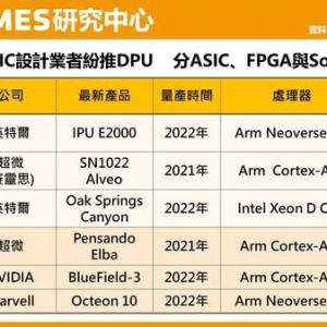 DPU成IC设计业新战场 P4语言支援晶片为重要技术选项