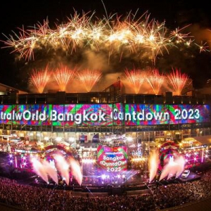 亚洲时代广场尚泰世界购物中心5亿泰铢举办2023曼谷跨年庆典