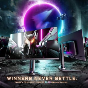 技嘉发表全新 OLED 战术型电竞显示器阵容 搭载 DP2.1 UHBR20 显示器于 CES 亮相