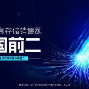 IDC最新数据：2023年浪潮信息存储跃居中国前二