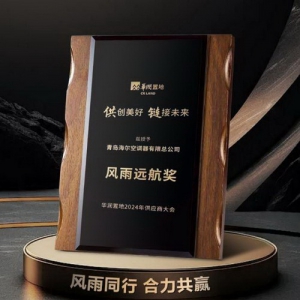 行业唯一！海尔空调获评华润置地供应商最高奖