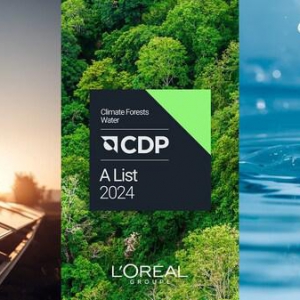 欧莱雅集团连续第九年荣获CDP三"A"评级