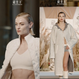 藏里羊品牌2025AW巴黎时装周首秀：拿破仑穹顶下 触摸云端之绒