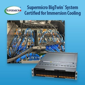 业界首创----Supermicro 系统荣获英特尔（Intel）认证，采用浸没式冷却解决方案