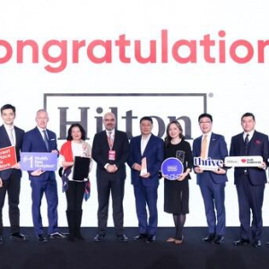 希尔顿集团再次蝉联"大中华区最佳职场"榜首