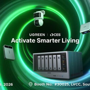 绿联在2026年CES上推出由AI NAS领衔的新智能生态系统