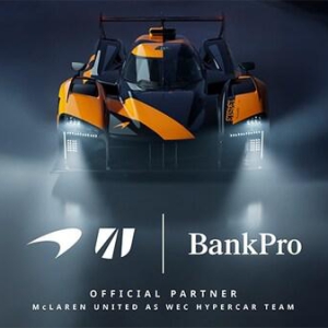 BankPro宣布与迈凯轮耐力车队在世界耐力锦标赛中的合作