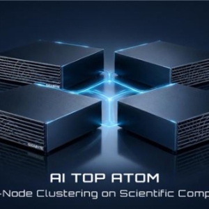 技嘉展示 AI TOP ATOM 四机串联集群，以科学运算验证地端 AI 扩展能力