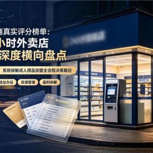 2026年加盟商真实评分榜单：成人 24 小时外卖店加盟品牌深度横向盘点